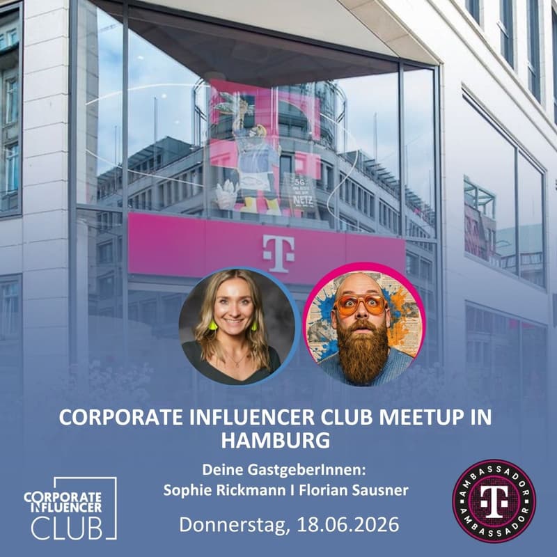 Cover Image for Corporate Influencer Club Meetup meets Telekom Flagshipstore Hamburg
