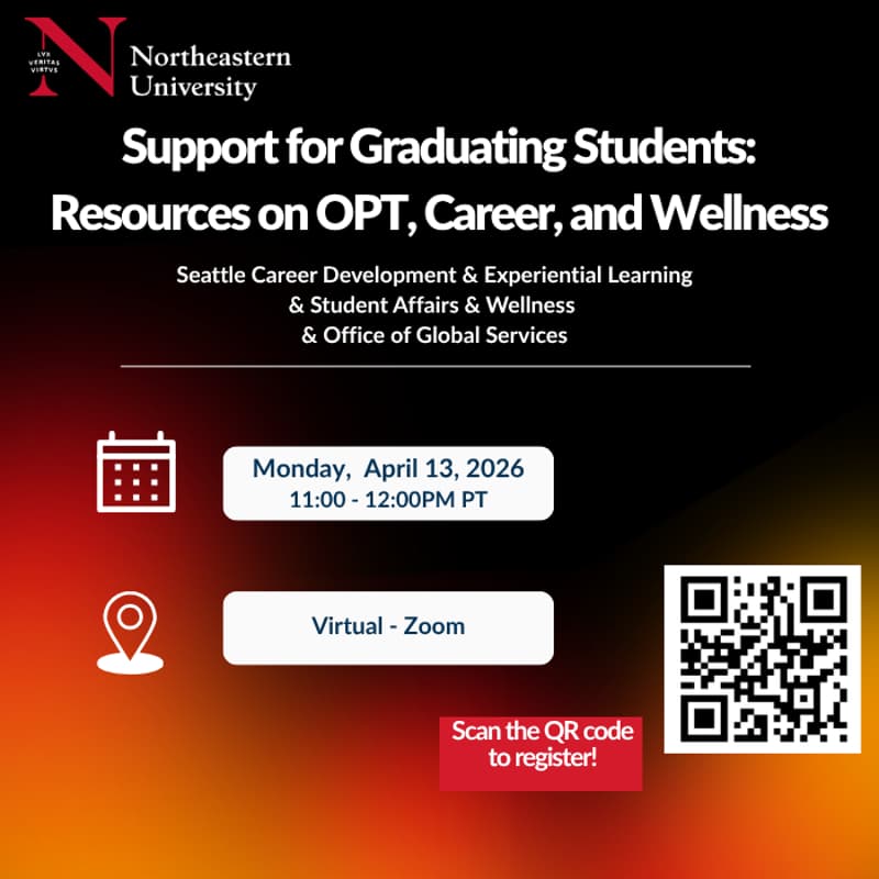 Cover Image for Support for Graduating Students: Resources on OPT, Career, and Wellness