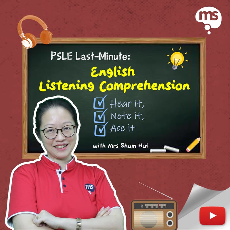 Cover Image for Mind Stretcher PSLE English Listening Clinic: Avoid Traps, Maximise Marks, & Sharpen Note-Taking (by English Master Teacher Shum Hui)