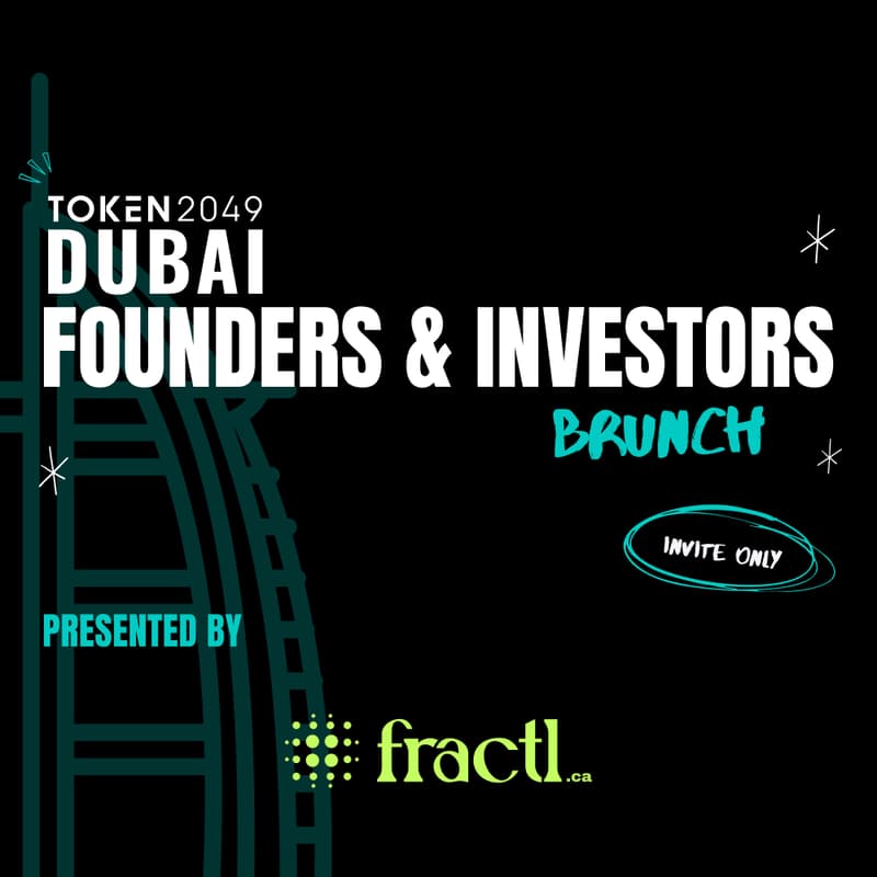 Cover Image for Token2049 Dubai Founders & Investors Brunch β¨ (invite only)