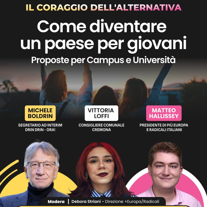 Cover Image for Il Coraggio dell'Alternativa - Come diventare un paese per giovani