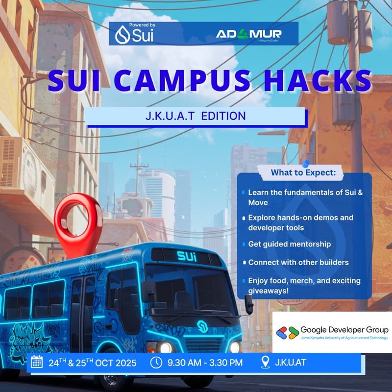 Cover Image for Sui Campus tour : JKUAT edition ๐