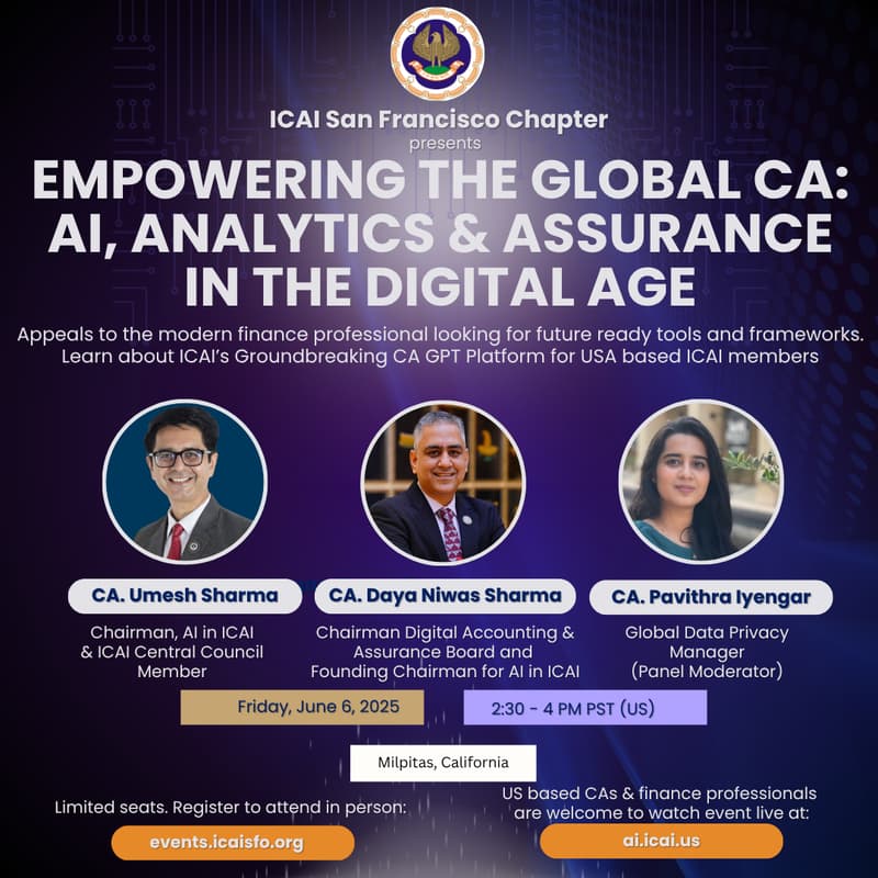 Cover Image for Empowering the Global CA - ICAI San Francisco