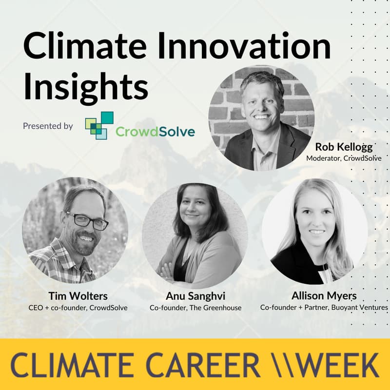 Cover Image for Your Future Job In Climate - Climate Innovation Insights