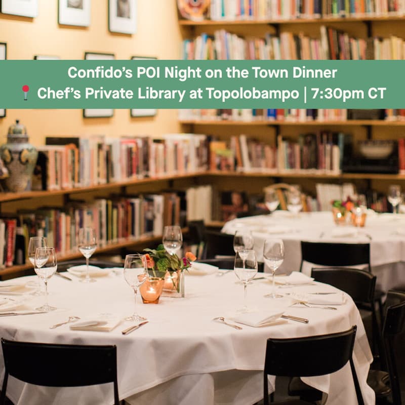 Cover Image for Confido Night on the Town Dinner | April 16th