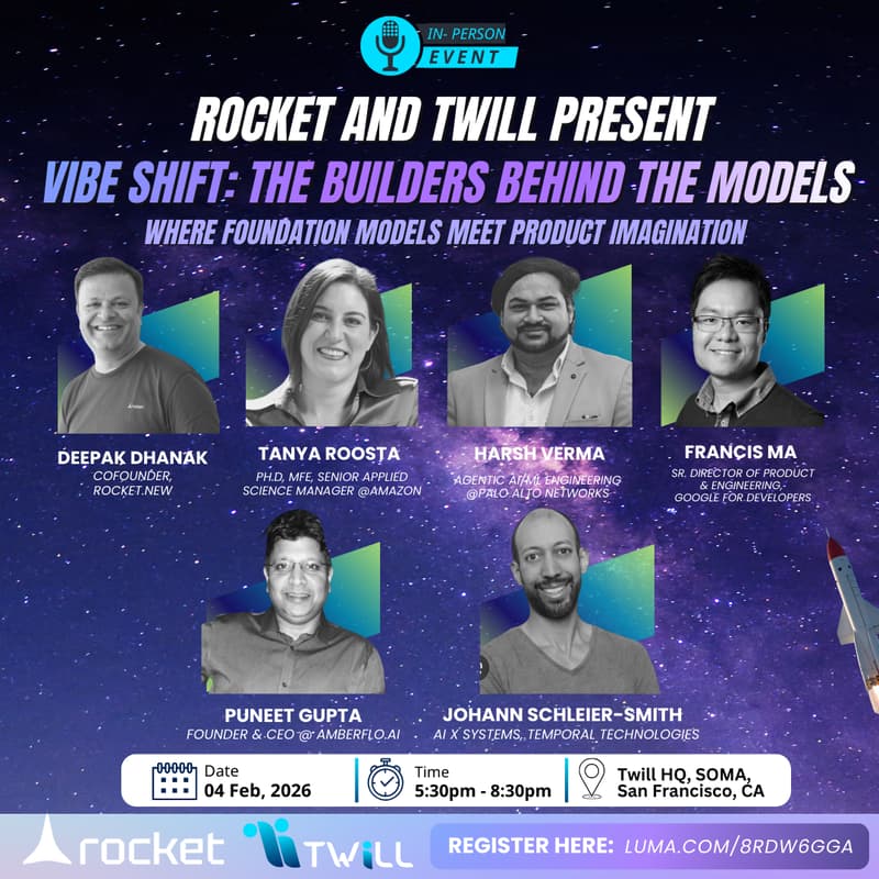 Cover Image for Rocket and Twill Present Vibe Shift: The Builders Behind the Models