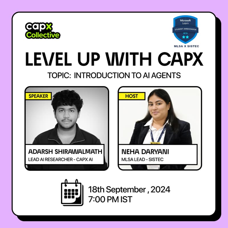 Cover Image for Level Up with Capx <> MLSA SISTEC