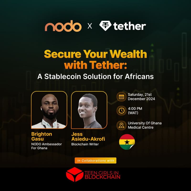 Cover Image for Secure Your Wealth with Tether : A Stablecoin Solution for Africans