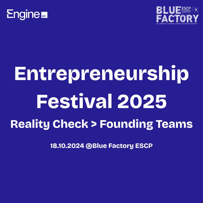 Cover Image for Entrepreneurship Festival 2025 > Reality Check: Founding Teams @ ESCP Berlin