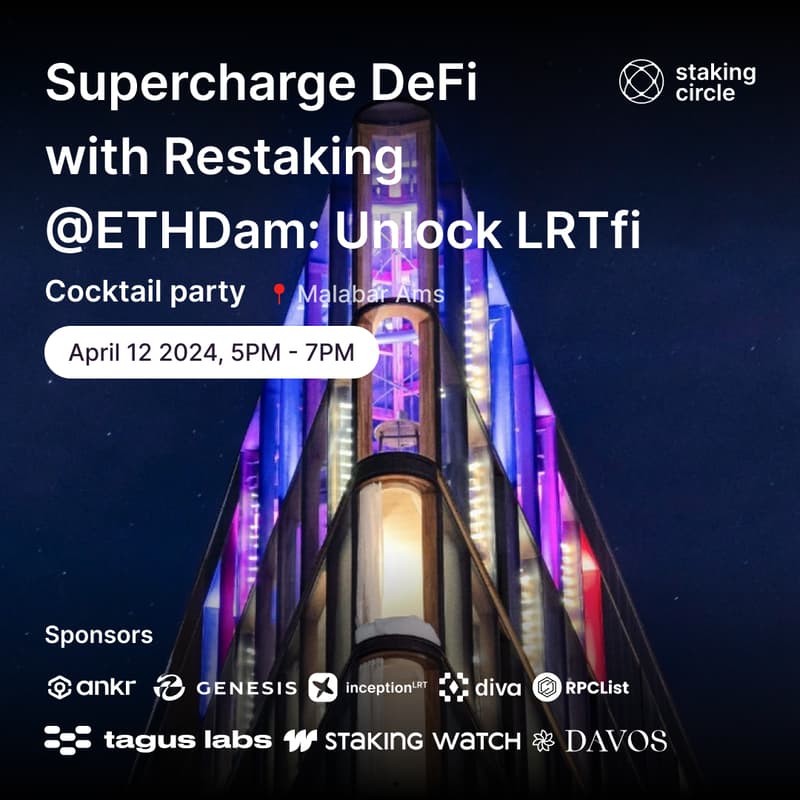 Cover Image for Supercharge DeFi with Restaking @ETHDam: Unlock LRTfi