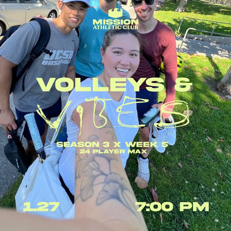 Cover Image for Michelle Hosts Volleys & Vibes: WEEK 5