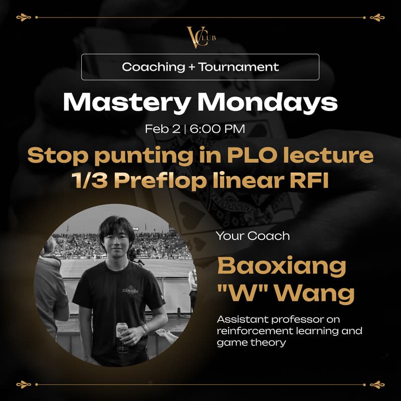 Cover Image for VClub | Stop Punting in PLO - Preflop Linear RFI