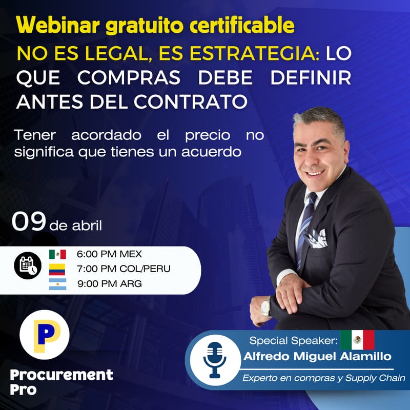 Cover Image for No es Legal, es Estrategia: Lo que Compras Debe Definir Antes del Contrato