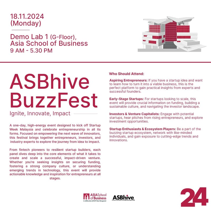 Cover Image for ASBhive BuzzFest: Ignite, Innovate, Impact