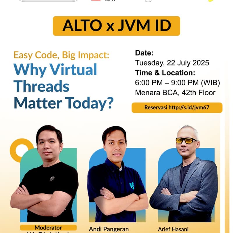Cover Image for JVM Meetup #67 - In collaboration with Alto Network