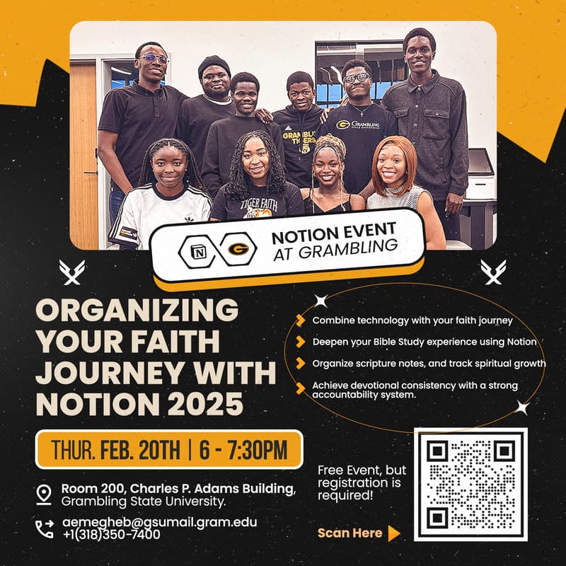 Cover Image for Organizing Your Faith Journey with Notion - 2025.