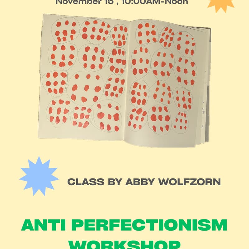 Cover Image for Anti Perfectionism Workshop