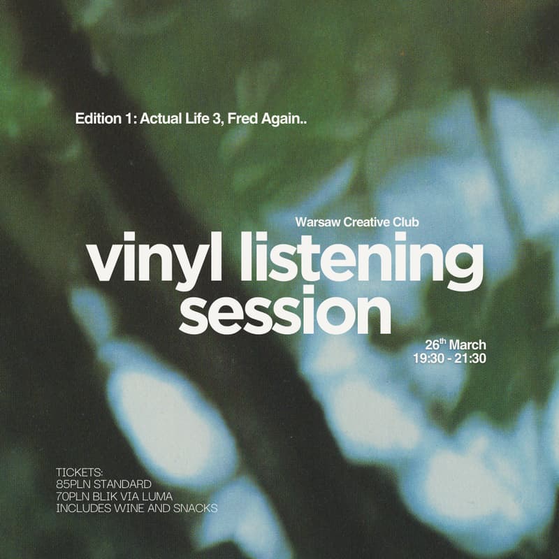 Cover Image for Warsaw Creative Club: Vinyl Listening Session 1.0
