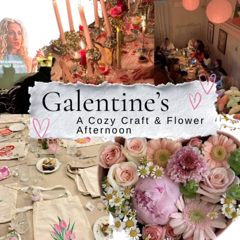Cover Image for Soft Spells Galentine’s: A Cozy Craft & Flower Afternoon