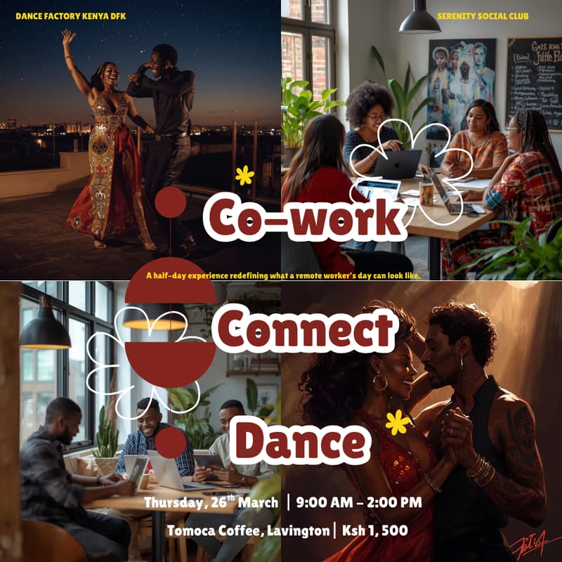 Cover Image for Co-work.Connect.Dance - Redefining what a remote worker's day can look like.