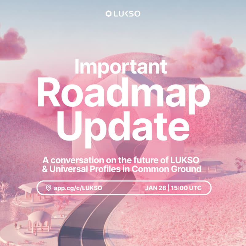 Cover Image for Roadmap Update: The Future of LUKSO & Universal Profiles