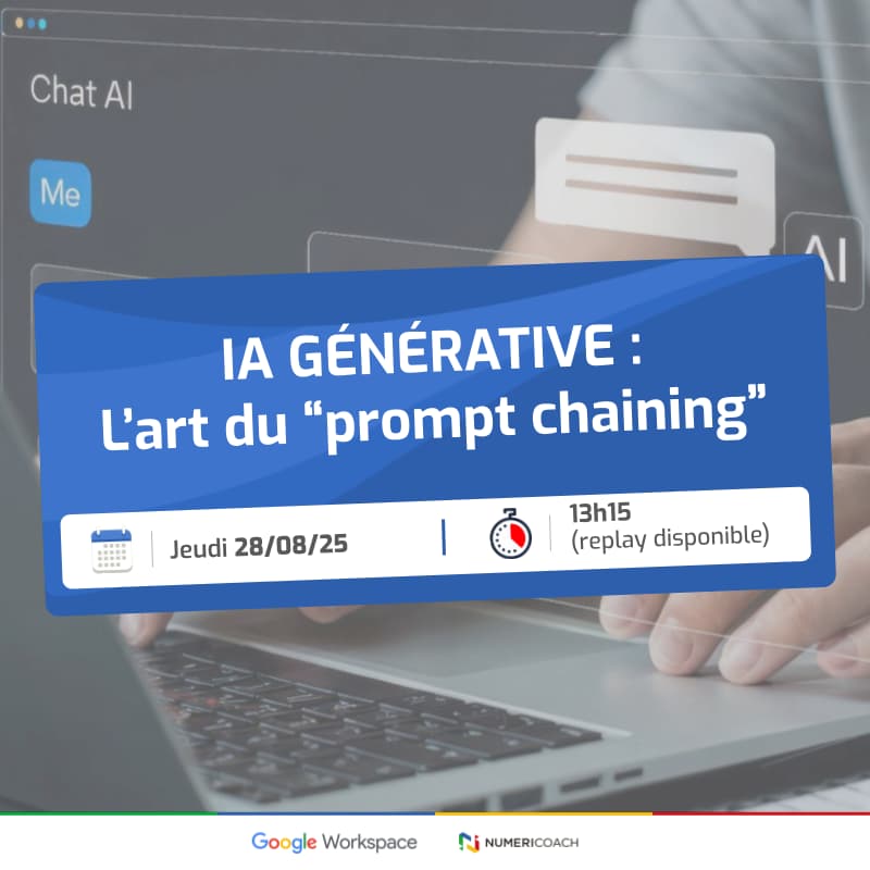 Cover Image for IA générative : L'art du "prompt chaining"