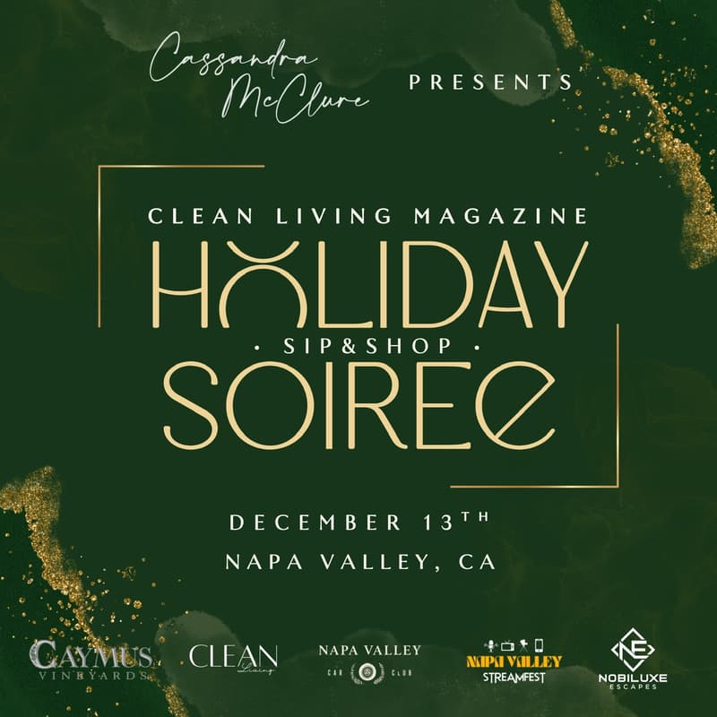 Cover Image for Clean Living Magazine Cover Reveal + Holiday Soireé
