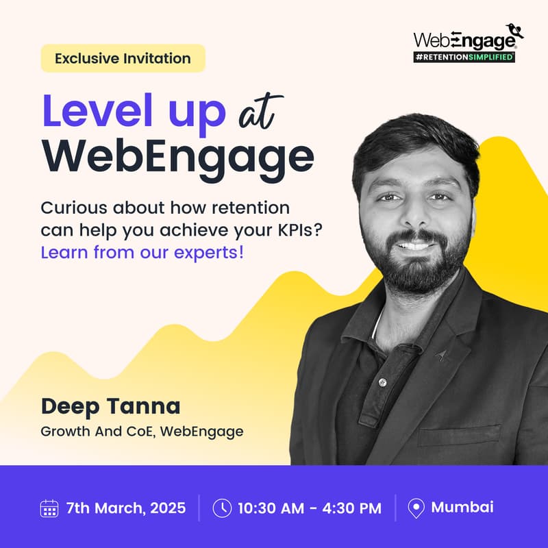 Cover Image for Level up at WebEngage