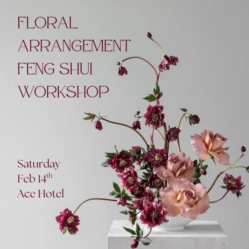 Cover Image for Floral Arrangement & Feng Shui Workshop