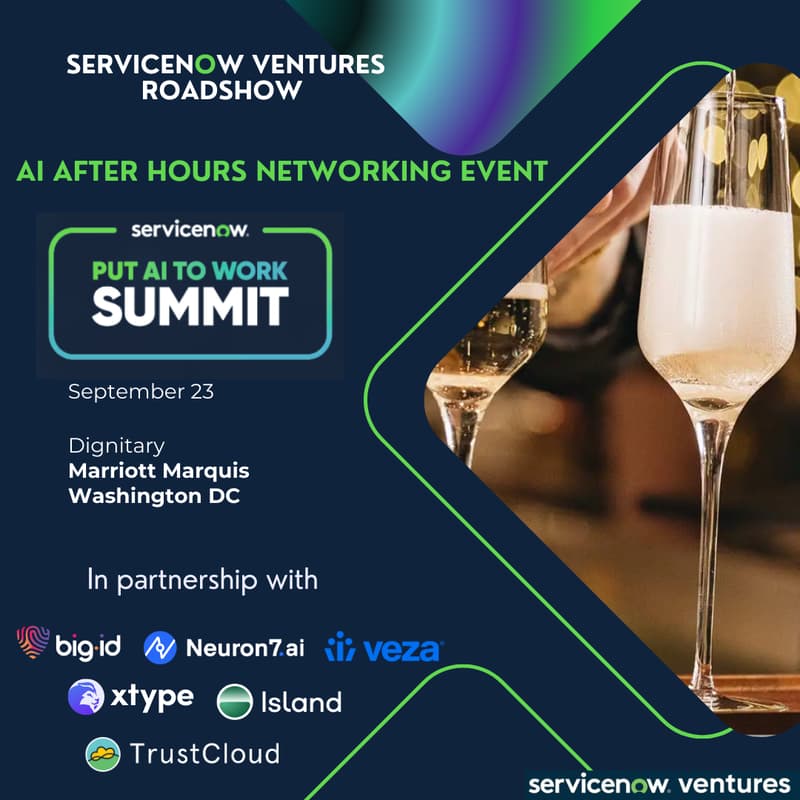 Cover Image for AI Afterhours with ServiceNow Ventures
