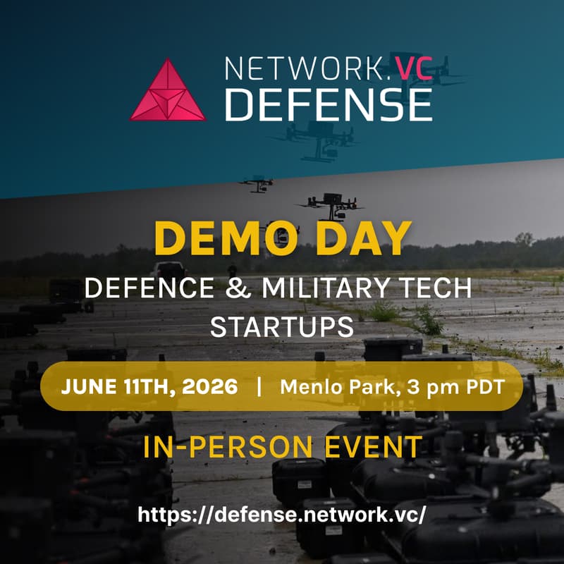 Cover Image for Network VC Defense Demo Day | Menlo Park (In-Person event)