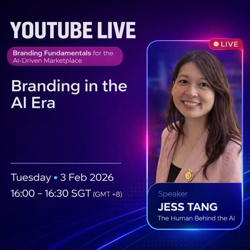 Cover Image for Branding with AI: A 30-Minute Live Crash Course