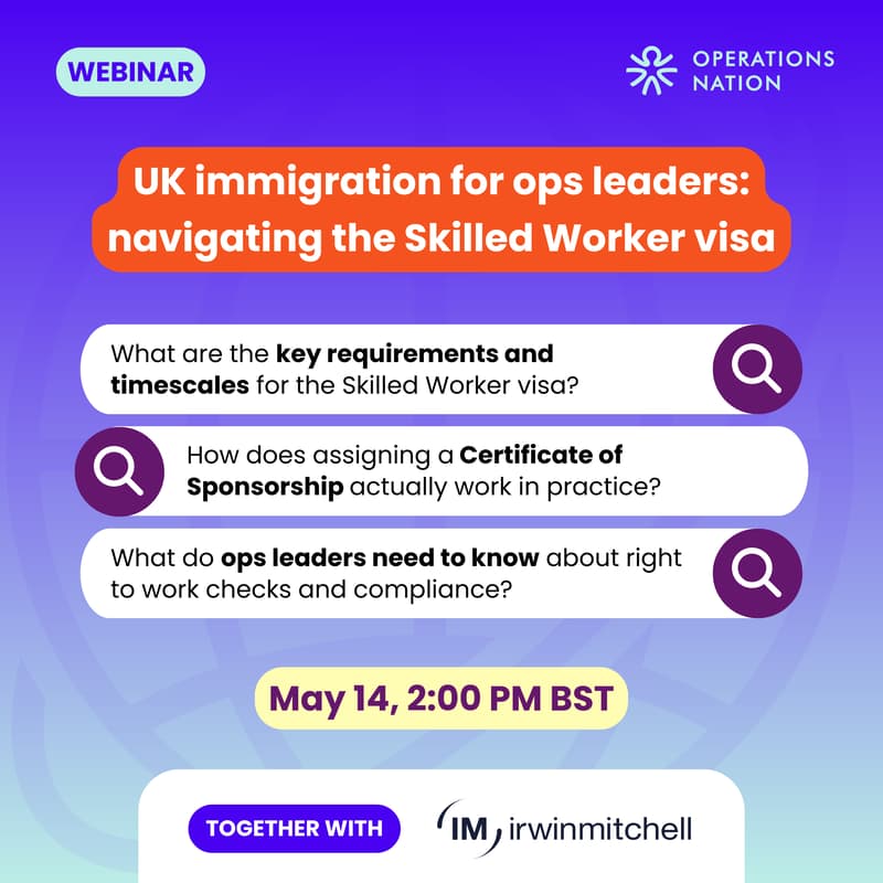 Cover Image for UK immigration for ops leaders: navigating the Skilled Worker visa