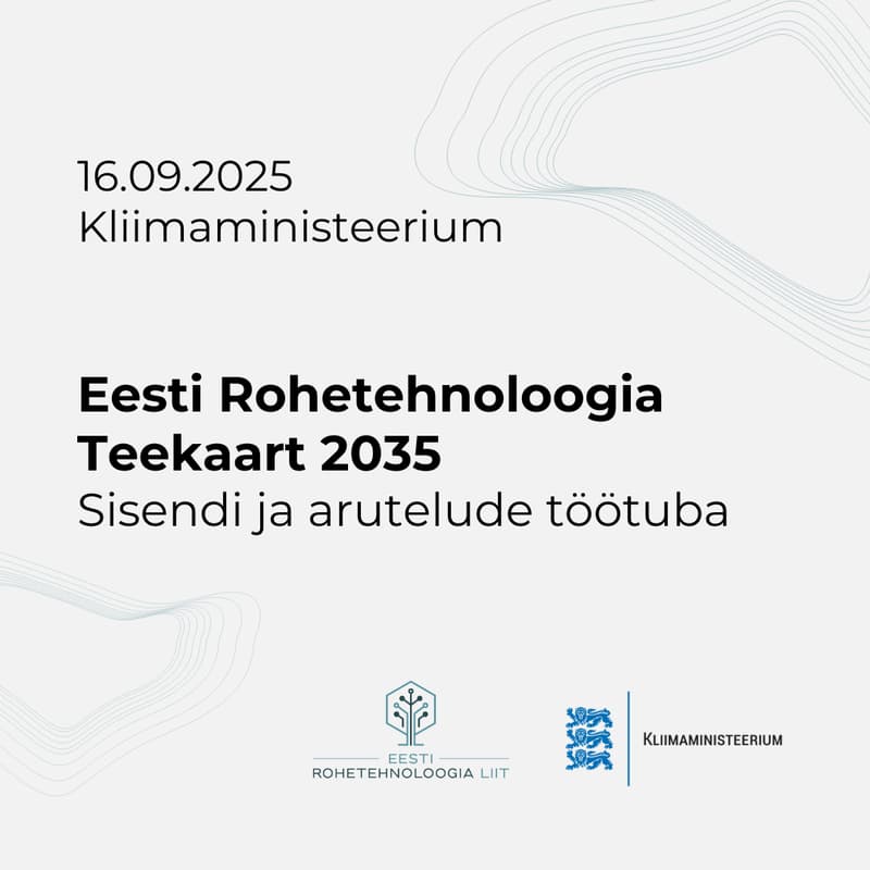 Cover Image for Eesti Rohetehnoloogia Teekaart 2035 sisendi ja arutelude töötuba