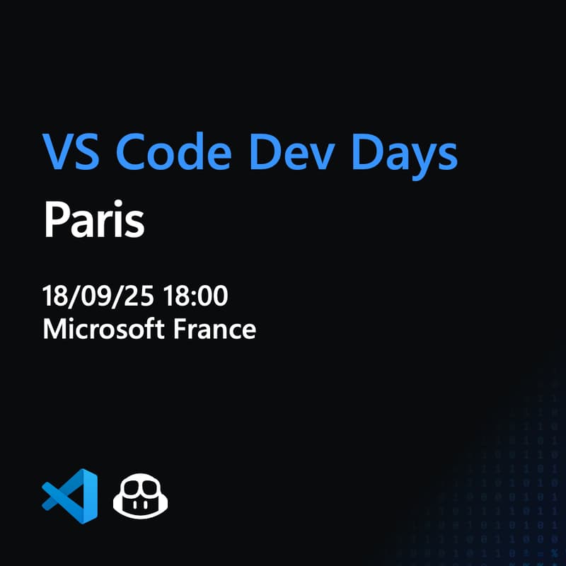 Cover Image for VS Code Dev Days | Paris
