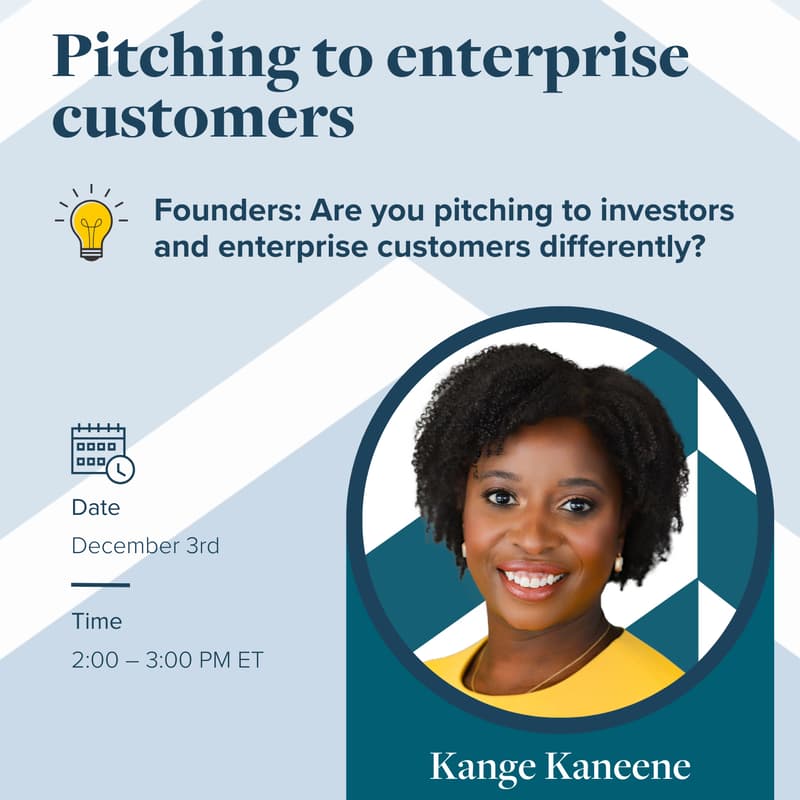Cover Image for Pitching to enterprise customers