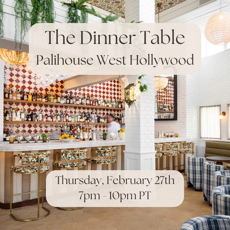 Cover Image for The Dinner Table: Martini Mixer at Palihouse West Hollywood