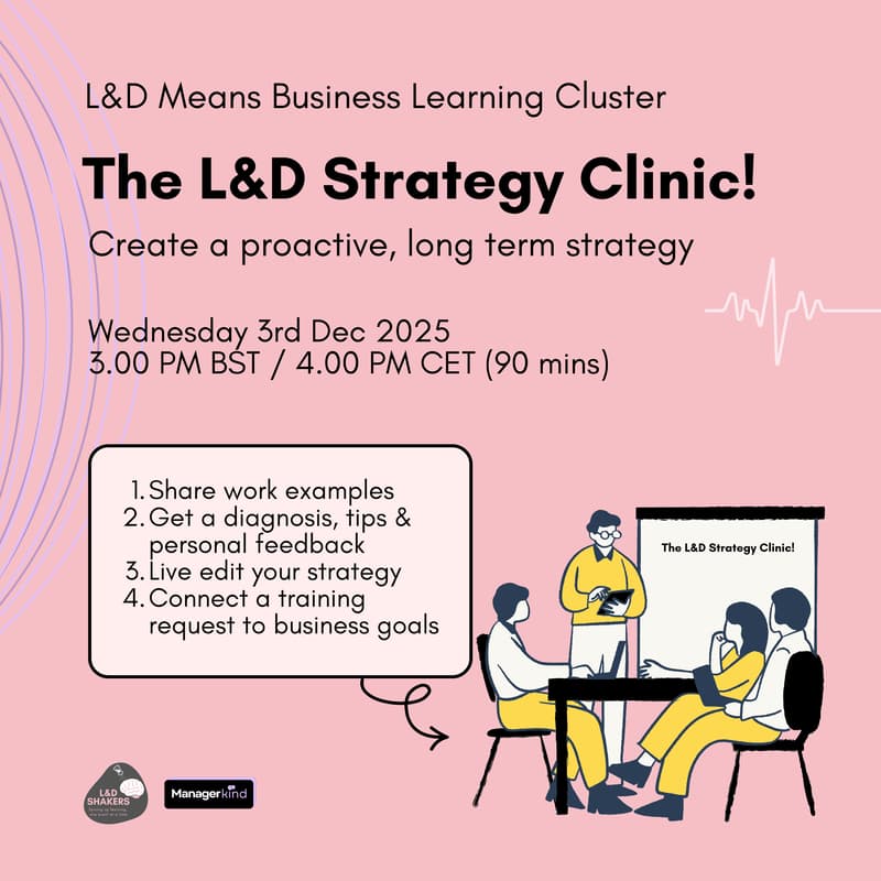 Cover Image for The L&D Strategy Clinic #5