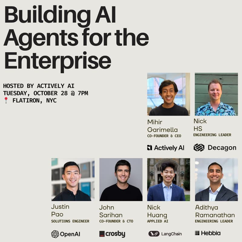 Cover Image for Building AI Agents for the Enterprise