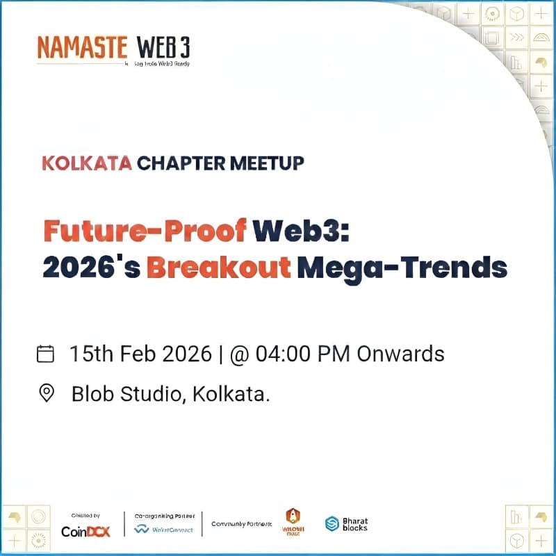 Cover Image for Namaste Web3 Kolkata | 2026's Breakout Mega-Trends.