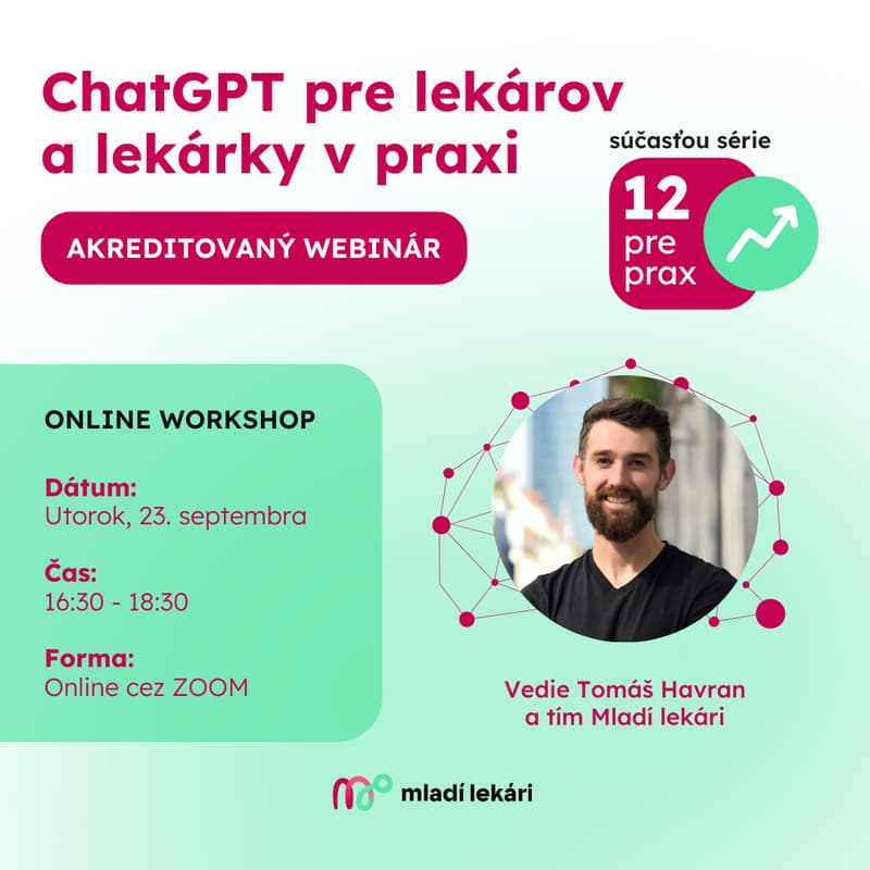 Cover Image for ChatGPT a AI pre lekárov a lekárky (prakticky a s akreditáciou)