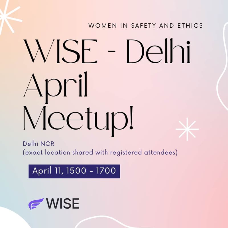 Cover Image for WISE - Delhi April Meetup!