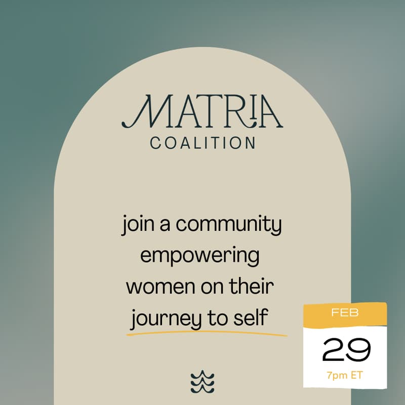 Matria Coalition | Open House & Membership Q&A · Zoom · Luma