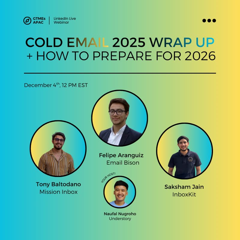 Cover Image for Cold Email 2025 wrap up + how to prep for 2026