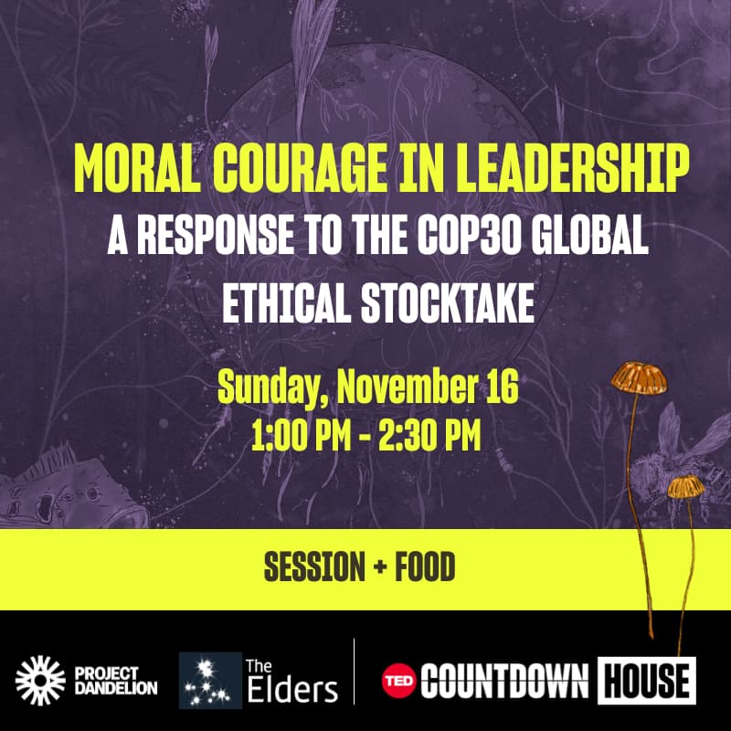 Cover Image for Moral courage in leadership - with Mary Robinson and Juan Manuel Santos, preceded by a ceremonial blessing ceremony.