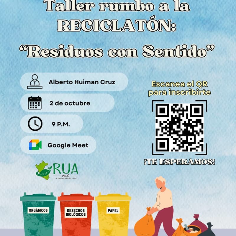 Cover Image for Taller: “Residuos con Sentido🌍”