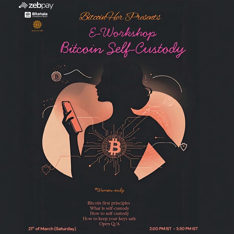 Cover Image for Bitcoin self-custody e-workshop (Women-only)