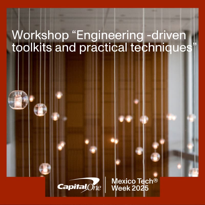 Cover Image for Workshop “Engineering Tools for High-Impact Work” by Capital One