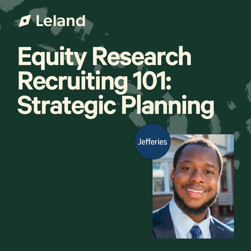 Cover Image for Equity Research Recruiting 101: Strategic Planning