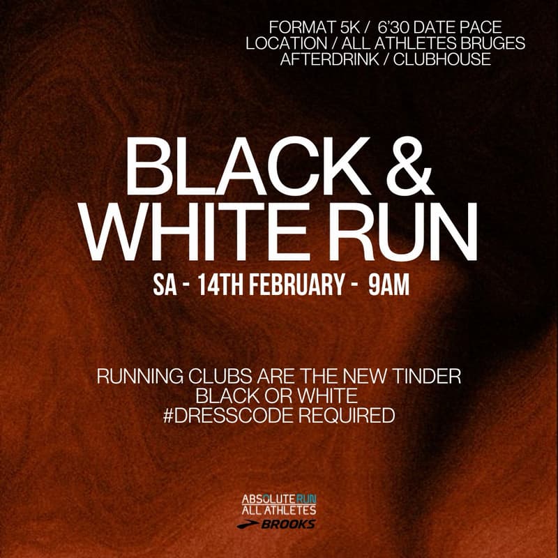 Cover Image for All Athletes® Black & White Run ft. Brooks